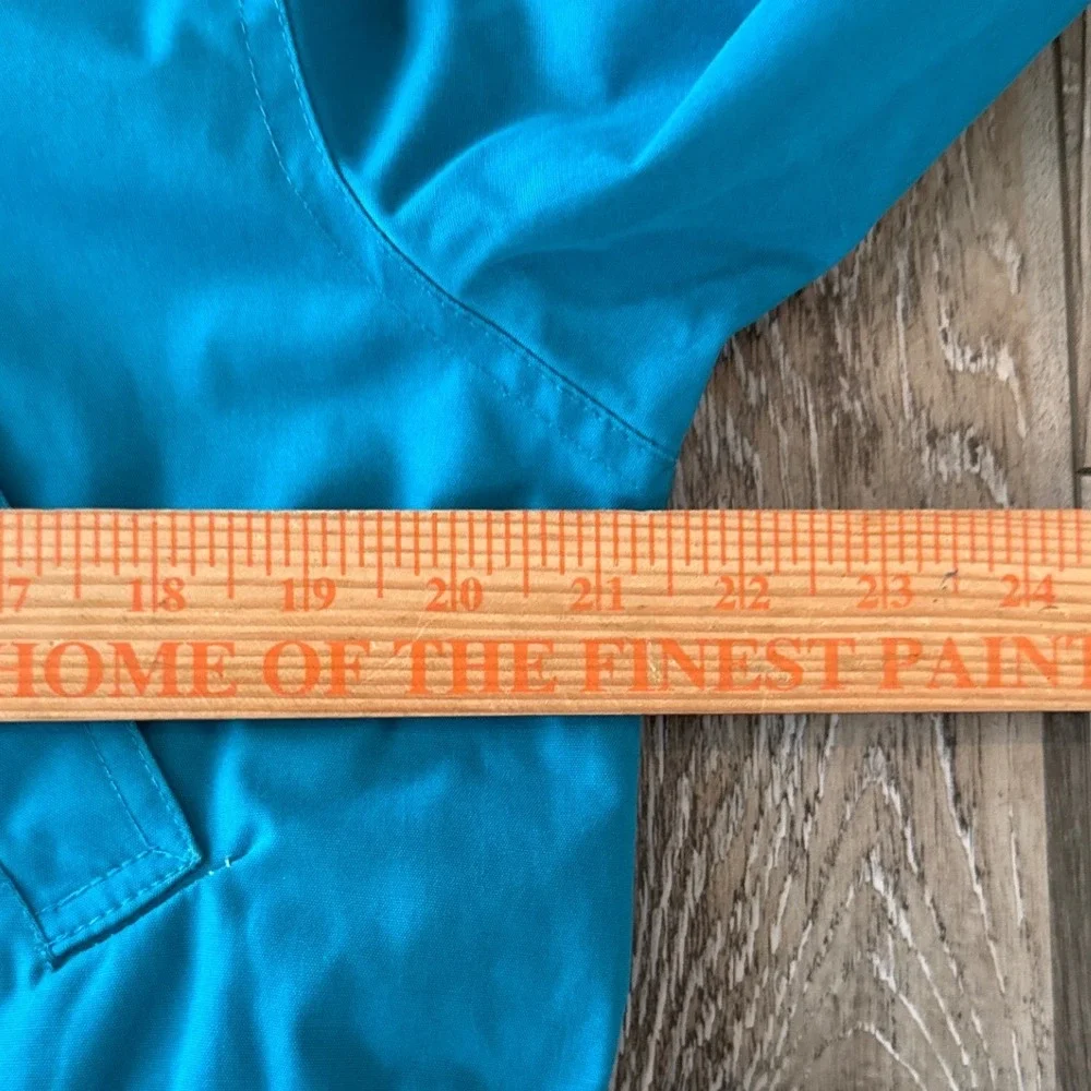 Vintage 90s Pacific Trail Women's Trench Jacket Coat Teal‎ Size M Fleece Lined